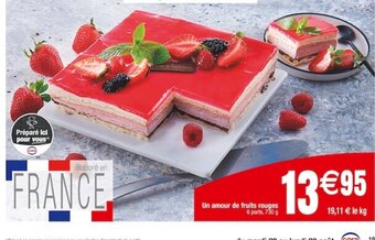 Cora x Carrefour Un amour de fruits rouges offre