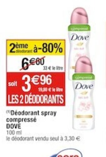 Cora x Carrefour Deodorant spray compressé offre