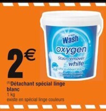 Cora x Carrefour Détachant spécial linge blanc offre