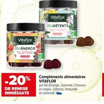 Carrefour Compléments alimentaires VITAFLOR offre