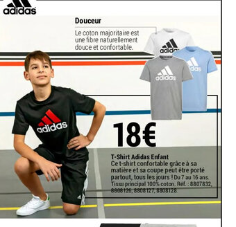 Decathlon T-Shirt Adidas Enfant offre