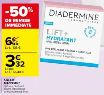 Carrefour Market Soin Lift + Diadermine offre