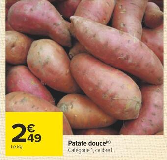 Carrefour Patate douce offre