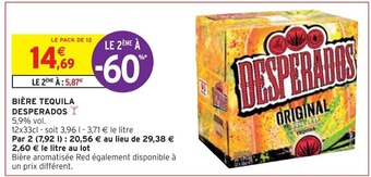 Intermarché Desperados bière tequila offre