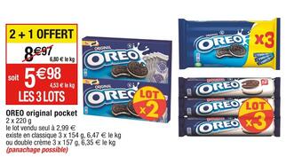 Cora x Carrefour Oreo oreo original pocket offre