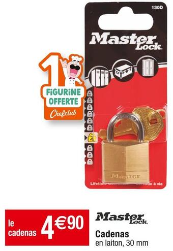 Cora x Carrefour Master lock cadenas offre