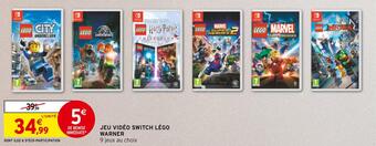 Intermarché Légo / nintendo jeu vidéo switch warner offre