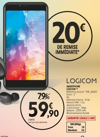 Intermarché Logicom smartphone offre