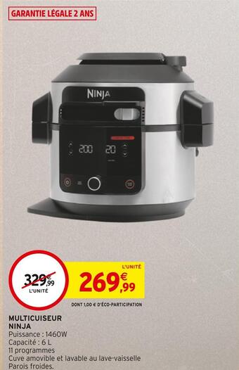 Intermarché Ninja multicuiseur offre