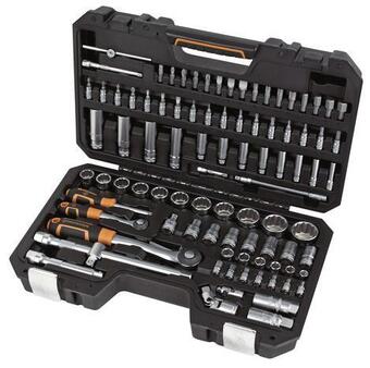 Brico Dépôt Magnusson coffret à douilles 1/4 1/2 - 94 pièces offre
