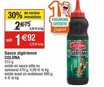 Colona sauce algérienne