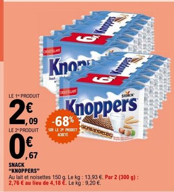 Snacks knoppers