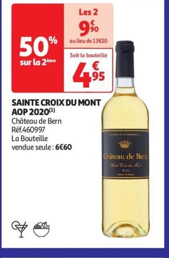Auchan SAINTE CROIX DU MONT AOP 2020(¹) offre