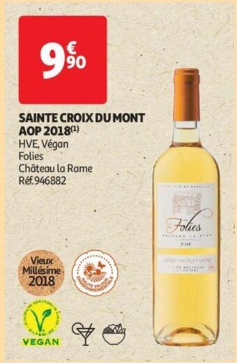 Auchan SAINTE CROIX DU MONT AOP 2018(¹) offre