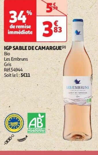 Auchan IGP SABLE DE CAMARGUE (2) offre