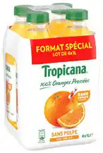 Super U PUR JUS D'ORANGE SANS PULPE offre