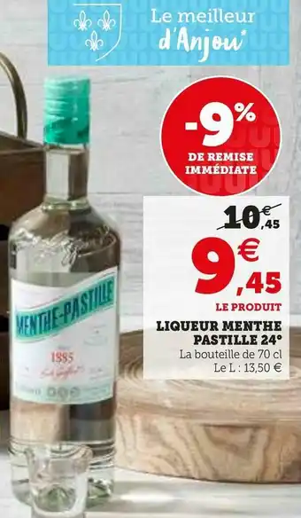 Super U LIQUEUR 24° offre
