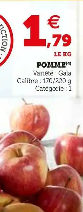 Super U POMME offre