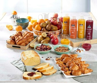 Super U 4 CROISSANTS + 4 PAINS AU CHOCOLAT offre