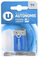 BON PLAN SUR LA GAMME DE PILES AUTONOMIE DE LA MARQUE U