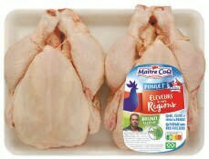 U Express LOT DE 2 POULETS ELEVEURS DE NOS REGIONS offre