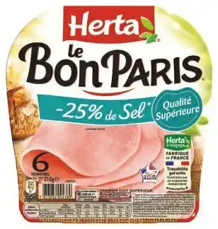 U Express JAMBON LE BON PARIS -25% DE SEL offre