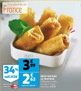 Auchan NEMS offre
