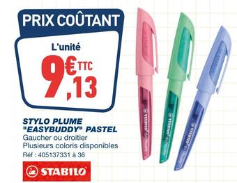 Stabilo stylo plume easybuddy pastel