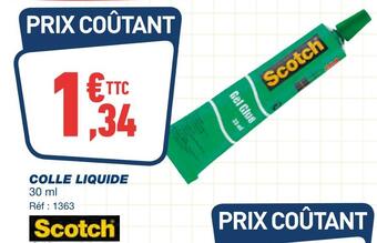 Bureau Vallée Scotch colle liquide offre