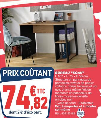 Bureau Vallée Bureau soan offre