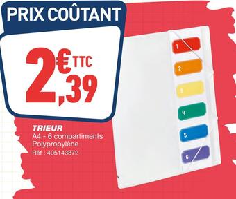 Bureau Vallée Trieur offre