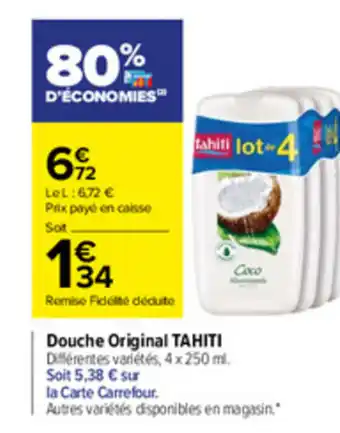 Douche Original Tahiti
