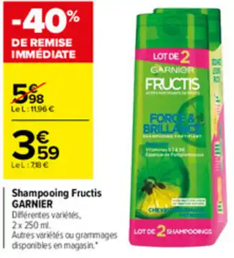 Carrefour Market Shampooing Fructis offre
