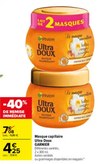 Carrefour Market Masque Capillaire Ultra Doux offre