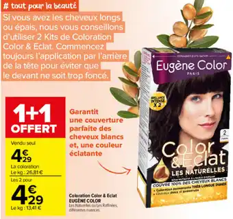Carrefour Market Coloration Color & Eclat offre