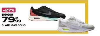 Go Sport AIR MAX SOLO offre
