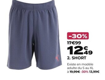 Go Sport 2. SHORT offre