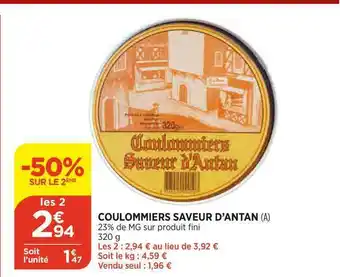Bi1 Coulommiers Saveur D'antan offre