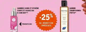 E.Leclerc Parapharmacie Gammes Soins Et Hygiène Corps Et Visage Bio B Com Bio, Gamme Shampooings Phyto offre