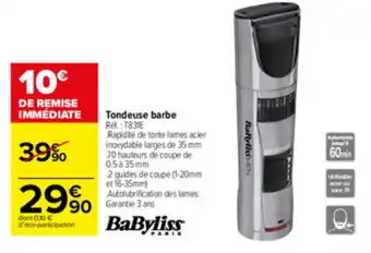 Carrefour Market Tondeuse Barbe offre
