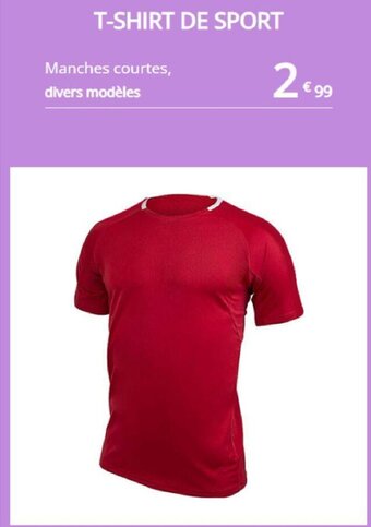 T-SHIRT DE SPORT