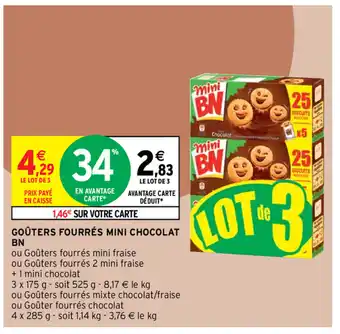 Gouters Fourres Mini Chocolat Bn