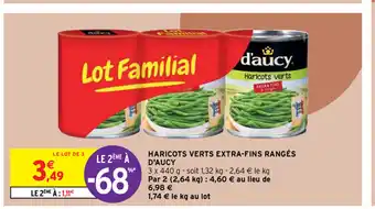 Intermarché Haricots Verts Extra-Fins Ranges D'aucy offre