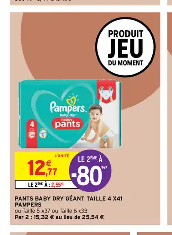 Pants Baby Dry Geant Taille 4 x 41 Pampers