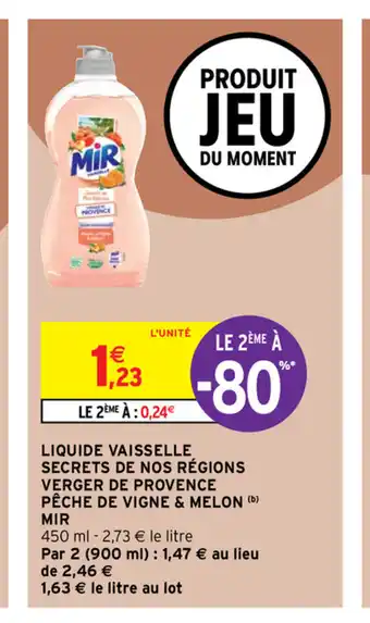 Intermarché Liquide Vaisselle Secrets De Nos Regions offre