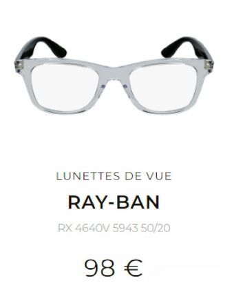 Lunettes de vue ray-ban