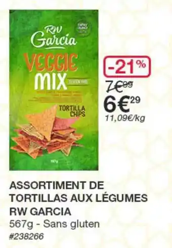 Costco Assortiment De Tortillas Aux Légumes Rw Garcia offre
