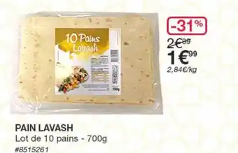 Costco Pain Lavash offre