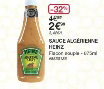 Costco Sauce Algérienne Heinz offre