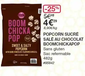 Costco Popcorn Sucré Salé Au Chocolat Boomchickapop offre